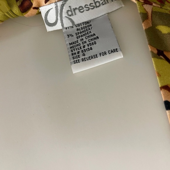 90s Dress Barn Vintage Geometric Print Sheath Dress - Picture 2 of 7